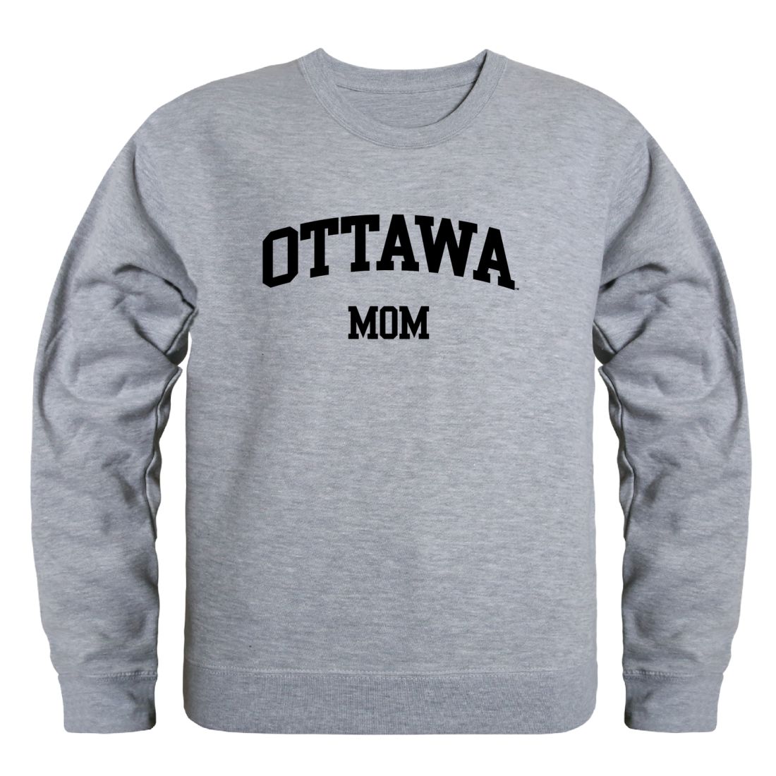 Ottawa, Gibby, OU, Braves Braves Mom Crewneck Sweatshirt