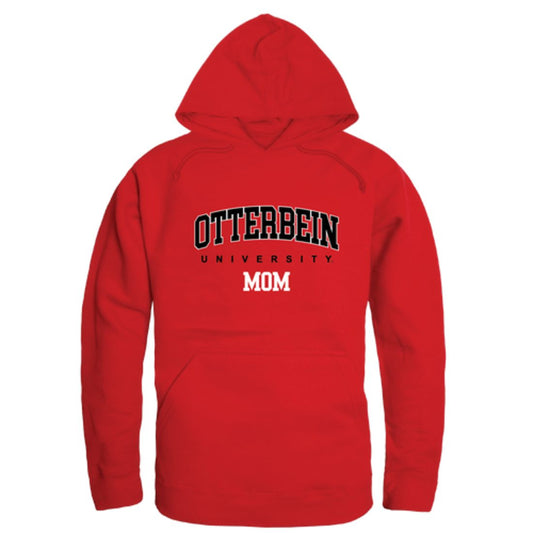 Otterbein University Cardinals Mom Fleece Hoodie Sweatshirts Heather Grey