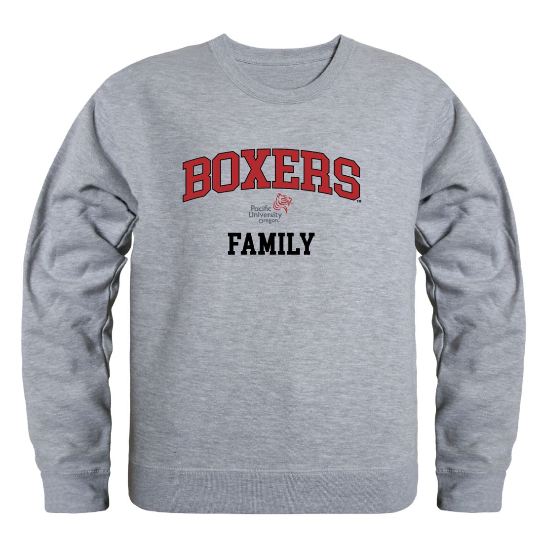 Pacific University Boxers Family Fleece Crewneck Pullover Sweatshirt
