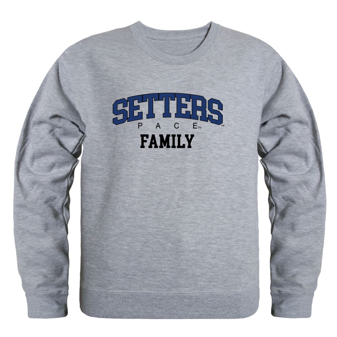 Pace University Setters Family Fleece Crewneck Pullover Sweatshirt