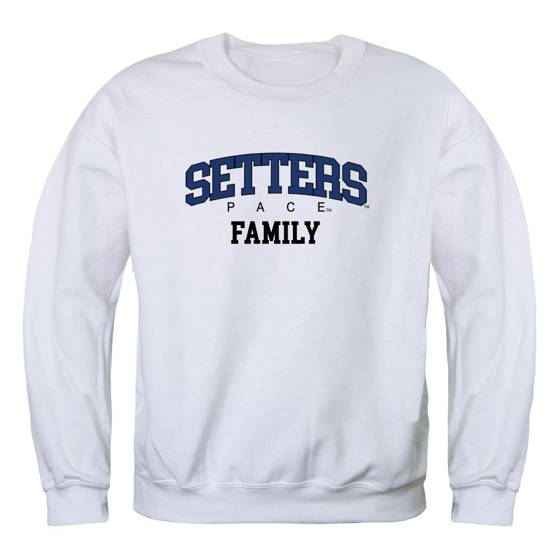 Pace University Setters Family Fleece Crewneck Pullover Sweatshirt