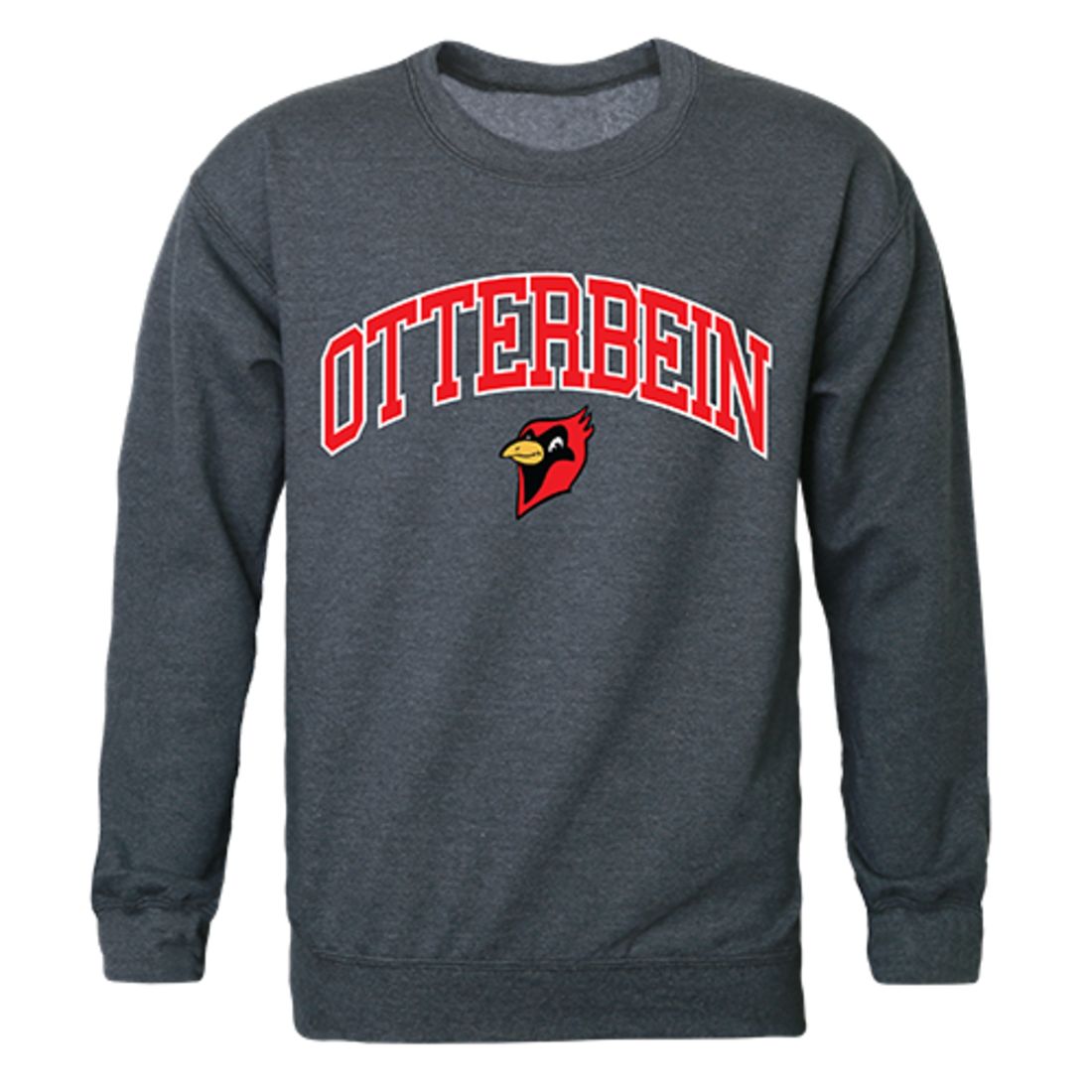 Otterbein University Campus Crewneck Pullover Sweatshirt Sweater Heather Charcoal