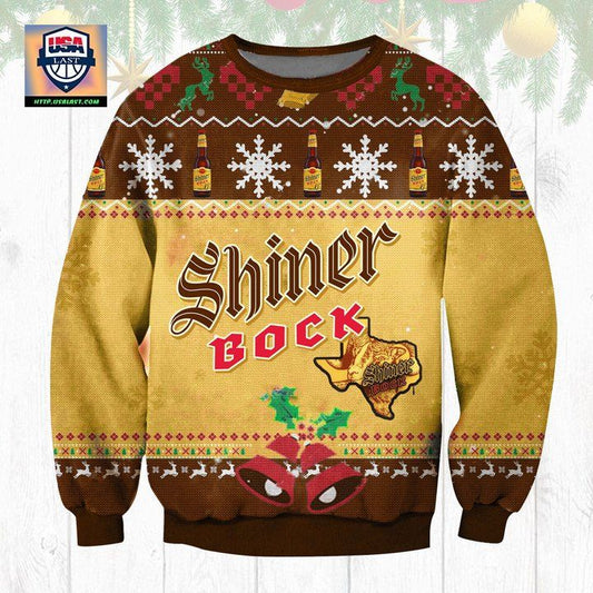 Shiner Bock Beer Ugly Christmas Sweater 2022 ? Usalast