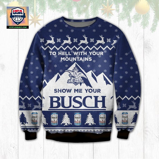 Show Me Your Busch Ugly Christmas Sweater 2022 ? Usalast