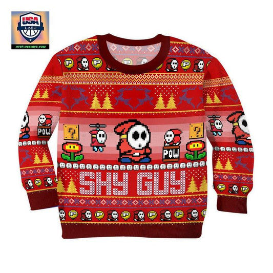 Shy Guy Super Mario Christmas Sweater ? Usalast