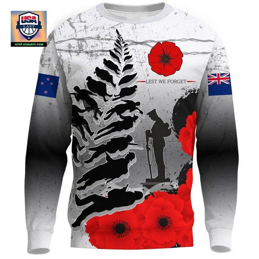 Silver Fern Sweater ? Anzac Day A21 ? Usalast
