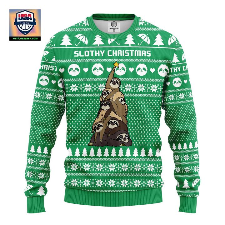 Sloth Tree Ugly Christmas Sweater Amazing Gift Idea Thanksgiving Gift ? Usalast