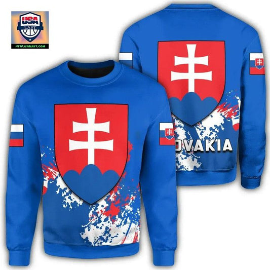 Slovakia Coat Of Arms Sweater Spaint Style J8W ? Usalast