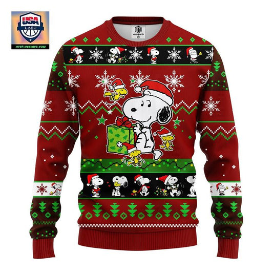 Snooby Ugly Christmas Sweater Red Brown 1 Amazing Gift Idea Thanksgiving Gift ? Usalast
