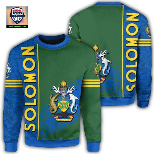 Solomon Coat Of Arms Sweater Quarter Style J1C ? Usalast