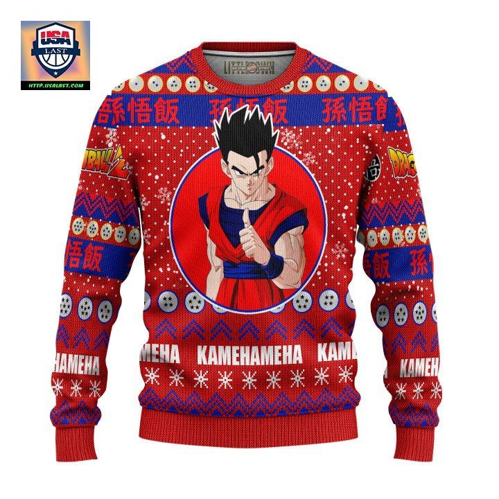 Son Gohan Ugly Christmas Sweater And 3D Hoodie Dragon Ball Z Xmas Gift ? Usalast