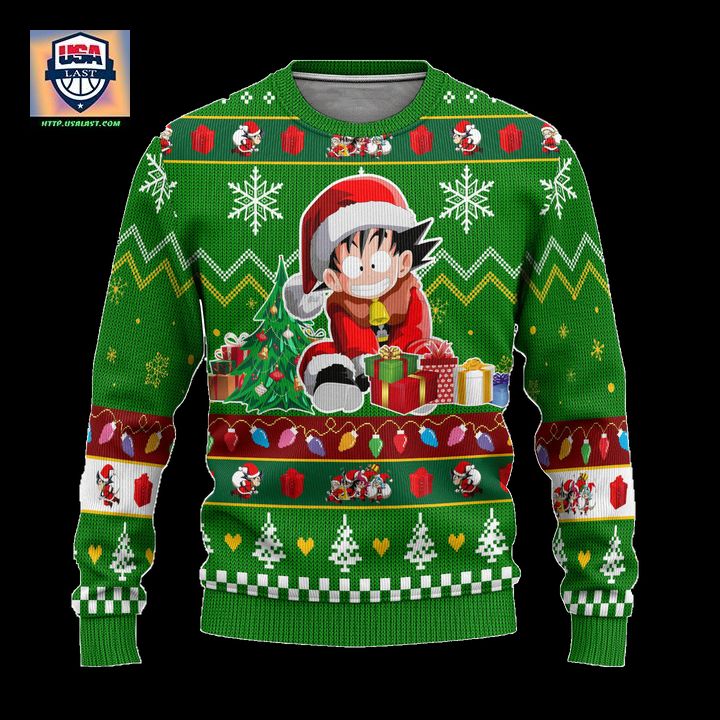 Son Goku Anime Ugly Christmas Sweater Dragon Ball Xmas Gift ? Usalast