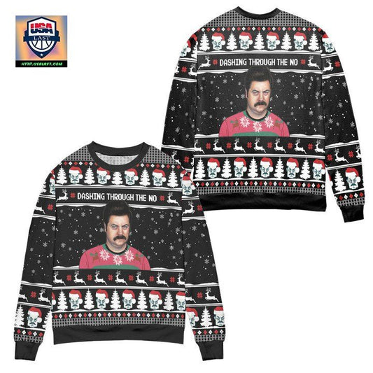 Sooshi Mango Dashing Through The No Ugly Christmas Sweater ? Black ? Usalast