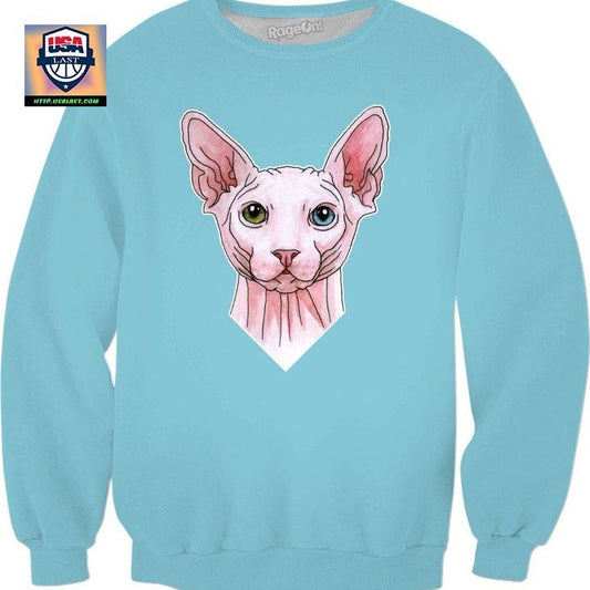 Sphynx Cat Portrait Sweater ? Usalast