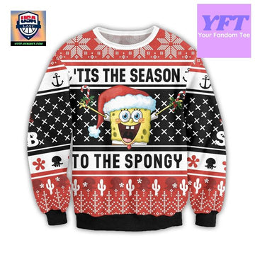 Spongebob Squarepants Patrick Cartoon Funny 3d Ugly Christmas Sweater ? Usalast