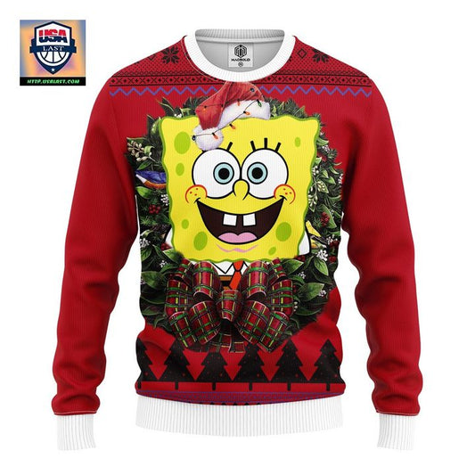 Spongebob Squarepants Patrick Star Noel Mc Ugly Christmas Sweater Thanksgiving Gift ? Usalast