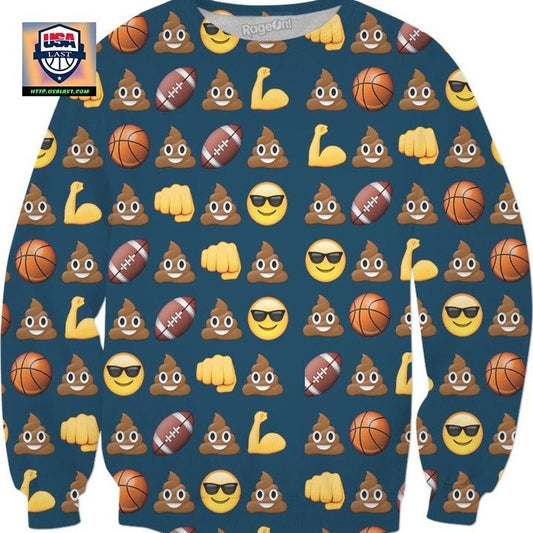 Sporty Emojis Sweater ? Usalast