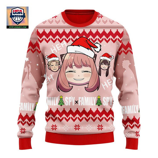 Spy X Family Anya Ugly Christmas Sweater Anime Xmas Gift ? Usalast