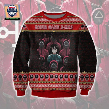 Squid Game X-Mas Christmas Sweater ? Usalast