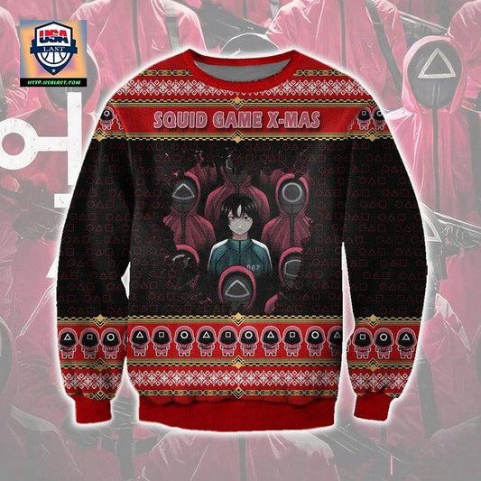 Squid Game X-Mas Christmas Sweater ? Usalast