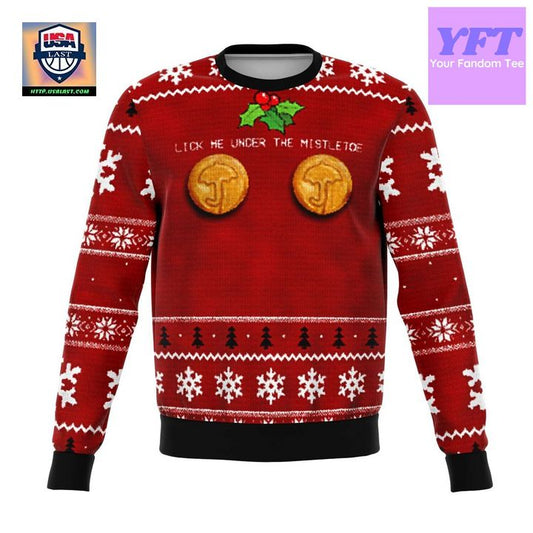Squid Under The Mistletoe Meme 2022 Design 3d Ugly Christmas Sweater ? Usalast