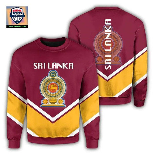 Srilanka Coat Of Arms Sweater Lucian Style Jw5 ? Usalast