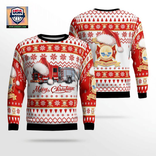 St Petersburg Pinellas County Florida St Petersburg Fire Department Christmas Sweater 3D ? Usalast
