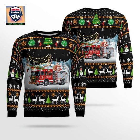 St Petersburg Pinellas County Florida St Petersburg Fire Department Christmas Sweater 3D ? HN11 ? Usalast