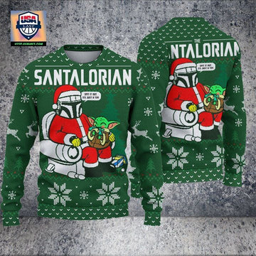 Stantalorian And Baby Yoda Christmas Sweater And Ugly Sweater ? Usalast