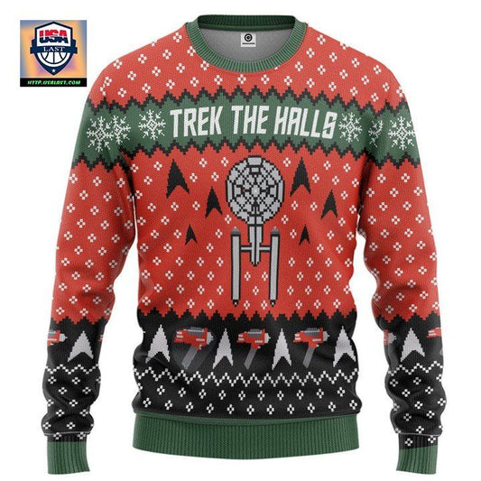 Star Trek Trek The Halls Christmas Sweater ? Usalast