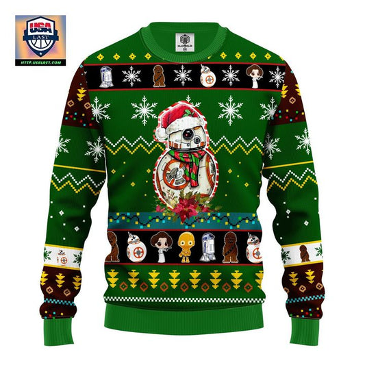 Star Wars B88 Ugly Christmas Sweater Green 1 Amazing Gift Idea Thanksgiving Gift ? Usalast