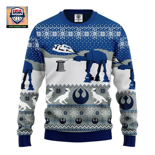 Star Wars Blue Winter Ugly Christmas Sweater Amazing Gift Idea Thanksgiving Gift ? Usalast