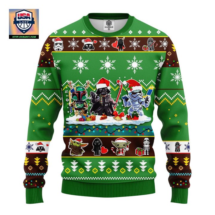 Star Wars Cute Ugly Christmas Sweater Green 1 Amazing Gift Idea Thanksgiving Gift ? Usalast