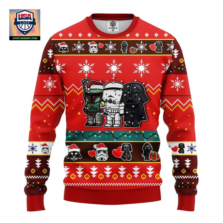 Star Wars Cute Ugly Christmas Sweater Red 1 Amazing Gift Idea Thanksgiving Gift ? Usalast