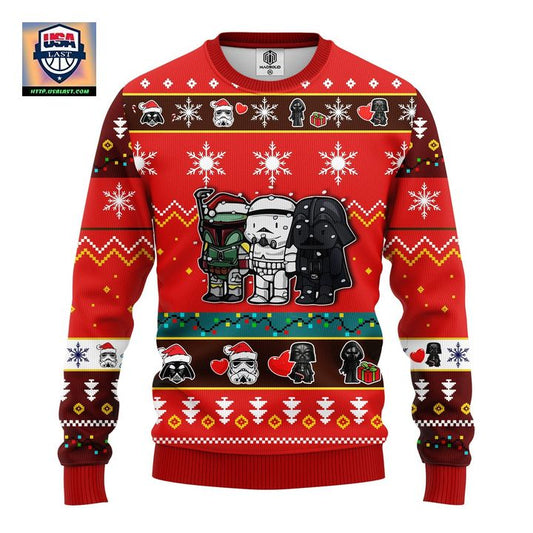 Star Wars Cute Ugly Christmas Sweater Red 1 Amazing Gift Idea Thanksgiving Gift ? Usalast