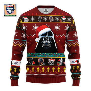Star Wars Dark Vader Ugly Christmas Sweater Red 1- Amazing Gift Idea Thanksgiving Gift ? Usalast