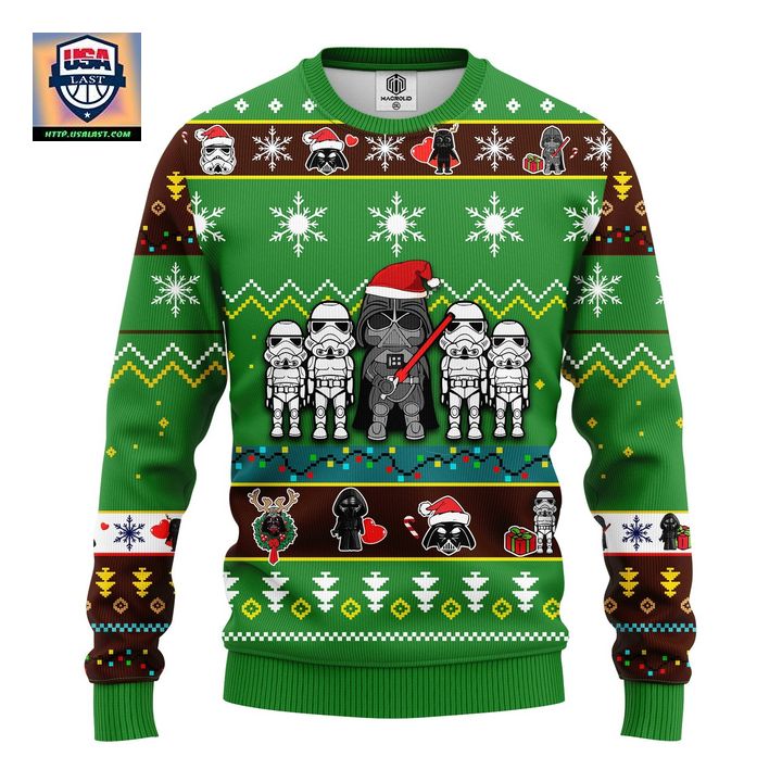 Star Wars Darth Vader Ugly Christmas Sweater Green 1 Amazing Gift Idea Thanksgiving Gift ? Usalast