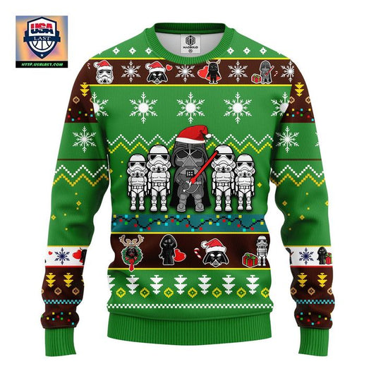 Star Wars Darth Vader Ugly Christmas Sweater Green 1 Amazing Gift Idea Thanksgiving Gift ? Usalast