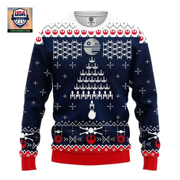 Star Wars Fight Ship Ugly Christmas Sweater Amazing Gift Idea Thanksgiving Gift ? Usalast