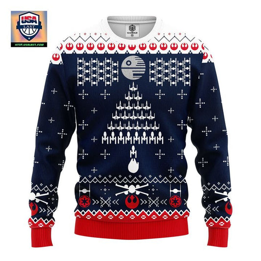 Star Wars Fight Ship Ugly Christmas Sweater Amazing Gift Idea Thanksgiving Gift ? Usalast