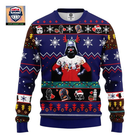 Star Wars Funny Ugly Christmas Sweater Blue 1- Amazing Gift Idea Thanksgiving Gift ? Usalast