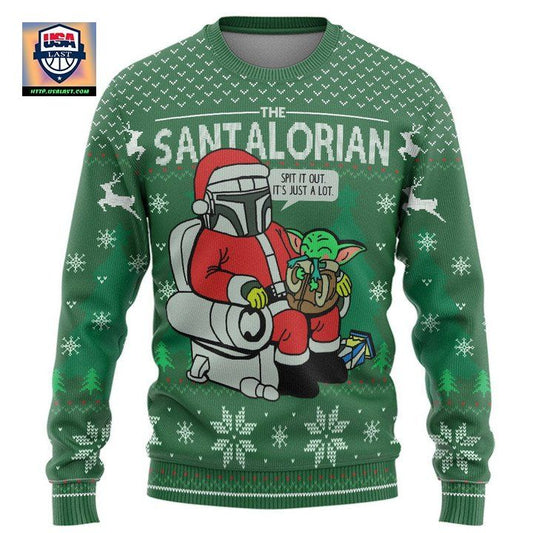 Star Wars The Santalorian Spit It Out Its Just A Lot Christmas Sweater ? Usalast