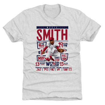 Ozzie Smith Stats R/Unisex Tee/3XL
