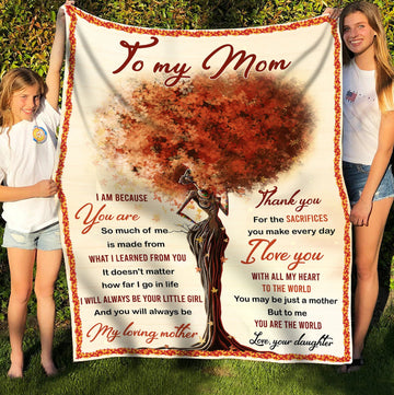 Gift For Mom - Thank You For Your Sacrifices - Blanket - Qttrendycustom