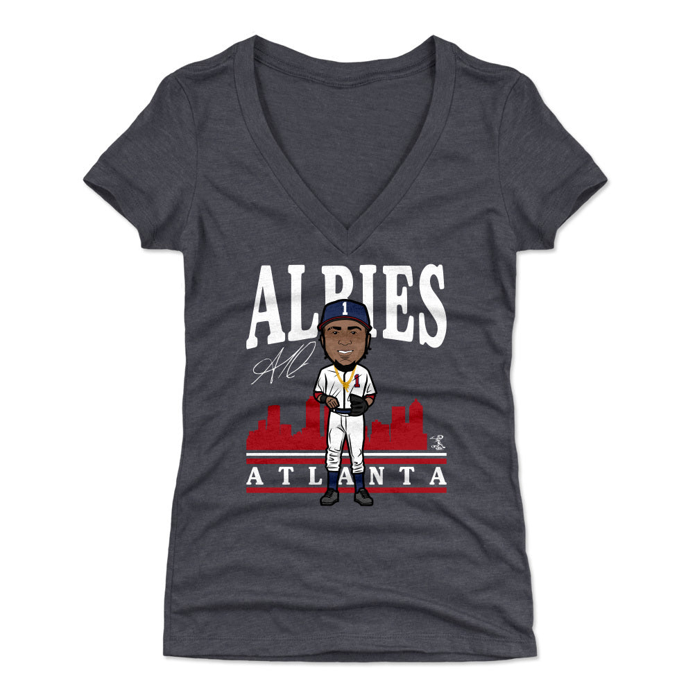 Ozzie Albies Toon WHT