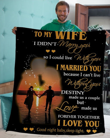 Gift For Wife From Husband - I Married You - Matte Canvas - Qttrendycustom