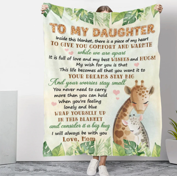 Gifts for Daughter From Mom - My Best Wishes For You - Blanket - Qttrendycustom