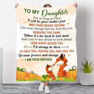 Gifts for Daughter From Mom - Hold You, Love you - Blanket - Qttrendycustom