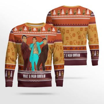 Jonas Brothers What A Man Gotta Do Ugly Sweater – Moonbestprint