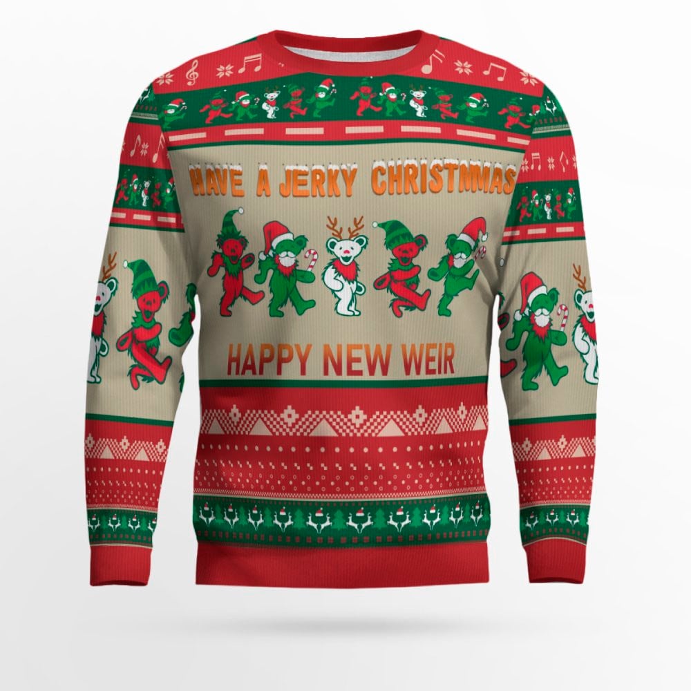 Grateful Dead Have A Jerry Christmas Happy Year Ugly Christmas Sweater – Moonbestprint